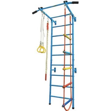 Spalier suedez pentru copii Restpro - Cu accesorii, albastru