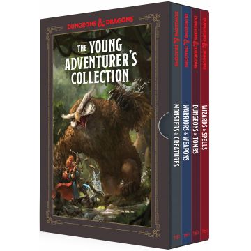 Supliment pentru joc de rol Dungeons & Dragons: Young Adventurer's Guides Collection (4-Book Boxed Set)