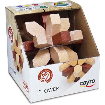 Cayro Puzzle din lemn - Floare