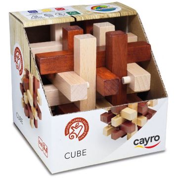 Cayro Puzzle Logic din lemn - Cube