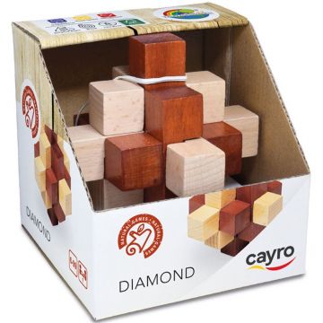Cayro Puzzle Logic din lemn - Diamant