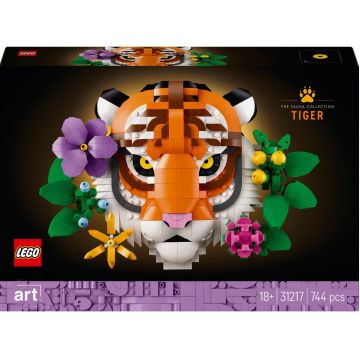 Constructor LEGO Art - Colecție de faună – tigru (31217)