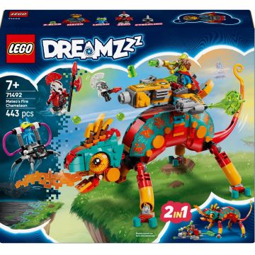 Constructor LEGO DreamZzz 2 în 1 - Cameleonul aprins al lui Mateo (71492)