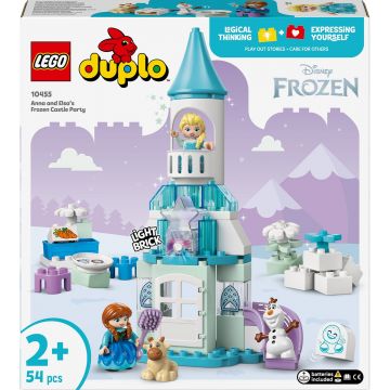 Constructor LEGO Duplo - Petrecere la Castelul Înghețat al Annei și Elsei (10455)