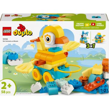 Constructor LEGO Duplo Town 3 în 1 - Animale pe roți (10448)