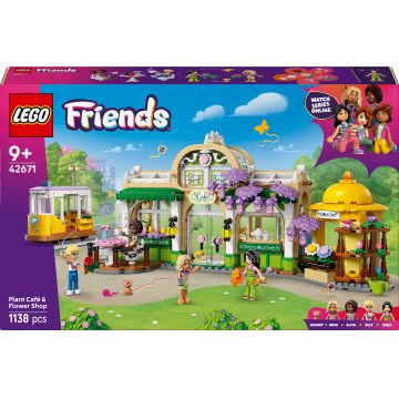 Constructor LEGO Friends - Cafenea și florărie cu grădină (42671)
