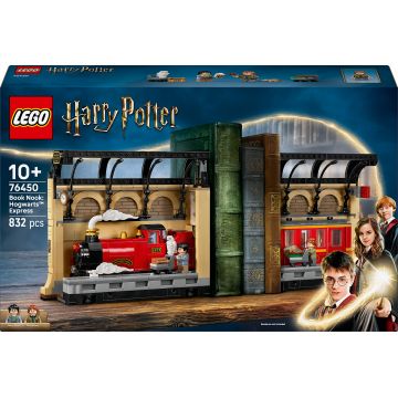 Constructor LEGO Harry Potter - Bibliotecă în miniatură, Expresul de Hogwarts (76450)