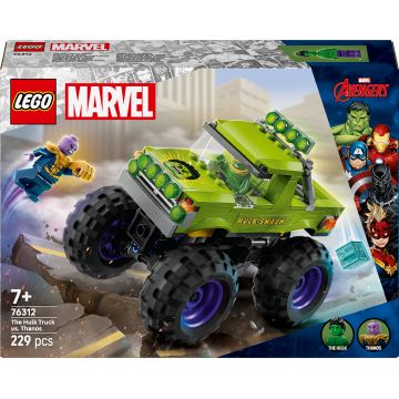 Constructor LEGO Marvel Super Heroes - Hulk Truck vs Thanos (76312)