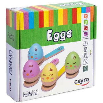 Joc de echilibru din lemn  Cayro - ouă