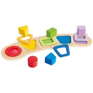 Jucărie de sortare Hape International - Culori și forme, 11 piese