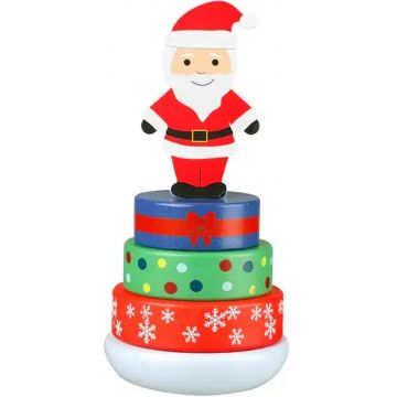 Jucărie din lemn cu sfoară Orange Tree Toys - Moș Crăciun
