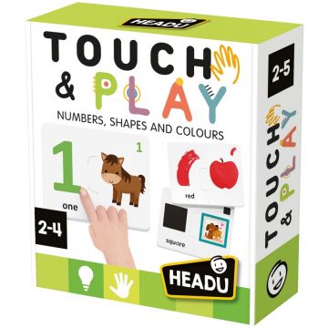 Kit educațional Headu Touch and Play - Numere, forme și culori