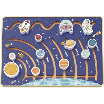 Labirint de lemn Tooky Toy - Cosmos