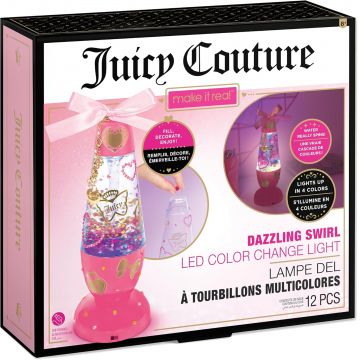 Lampă pentru copii Make It Real Juicy Couture - Vârtej strălucitor, cu schimbare de culoare