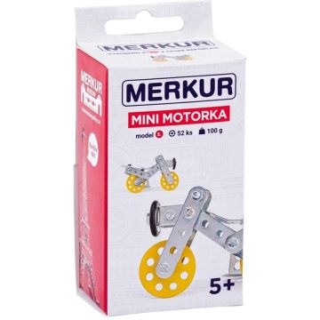 Mini constructor metalic Merkur - Bicicletă 52 piese