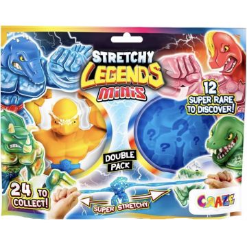 Mini creaturi elastice Craze - Legends Minis Double, sortiment