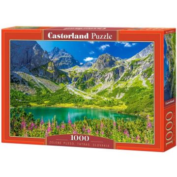 Puzzle Castorland din 1000 piese - Lacul Verde, Munții Tatra, Slovacia