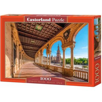 Puzzle Castorland din 1000 piese - Piața Spaniei, Sevilla, Spania