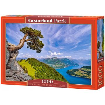 Puzzle Castorland din 1000 piese - Vedere la Lacul Uri, Elveția