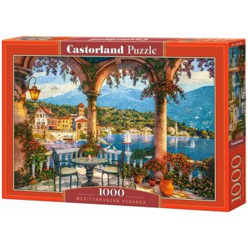 Puzzle Castorland din 1000 piese - Verandă mediteraneană