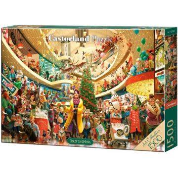Puzzle Castorland din 1500 piese - Cumpărături nebunești
