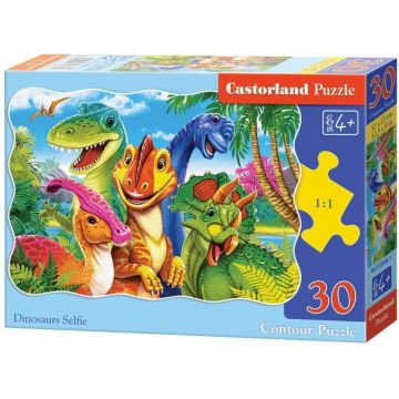 Puzzle Castorland din 30 piese - Selfie cu dinozaur