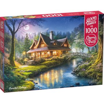 Puzzle Cherry Pazzi din 1000 piese - Cabană în pădure