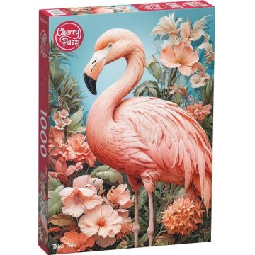 Puzzle  Cherry Pazzi din 1000 piese - Gândește în roz