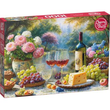 Puzzle Cherry Pazzi din 1000 piese - Opulența strugurilor