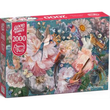 Puzzle Cherry Pazzi din 2000 piese - Armonie veselă