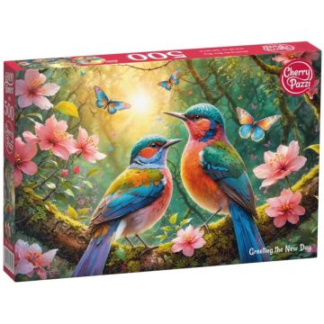 Puzzle Cherry Pazzi din 500 piese - Bun venit noii zile