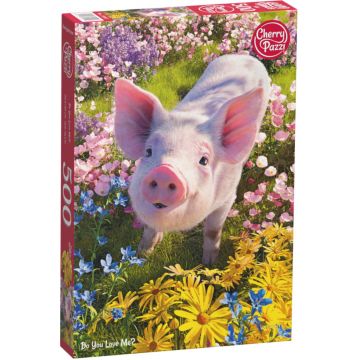 Puzzle Cherry Pazzi din 500 piese - Mă iubești?