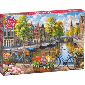 Puzzle Cherry Pazzi din1000 piese - Lalele din Amsterdam