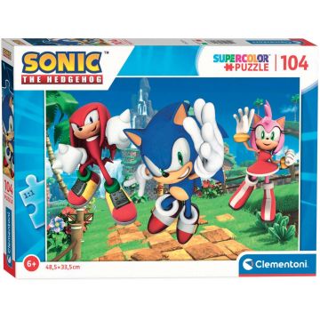 Puzzle Clementoni din 104 de piese - Sonic 2