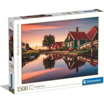 Puzzle Clementoni din 1500 de piese - Zaanse Schans