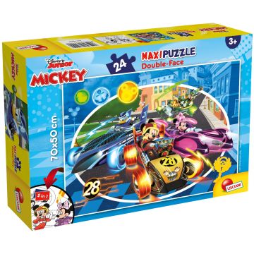 Puzzle cu două fețe Lisciani de colorat din 24 piese - Concurenți