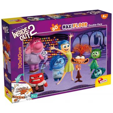 Puzzle cu două fețe Lisciani de colorat din 60 piese - Întors pe dos 2