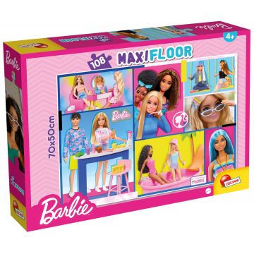 Puzzle de podea pentru copii Lisciani din 108 XXL piese - Barbie