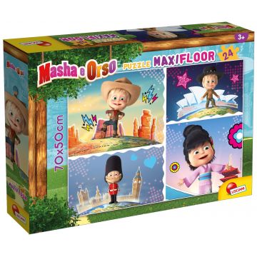 Puzzle de podea pentru copii Lisciani din 24 piese - Grozav!