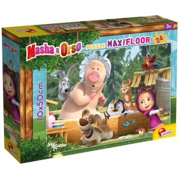 Puzzle de podea pentru copii Lisciani din 24 piese - O zi plăcută