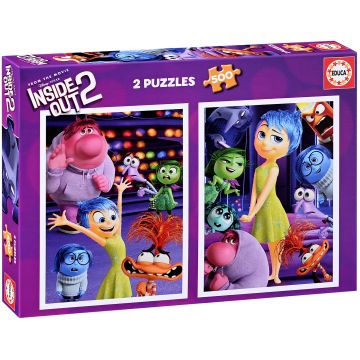 Puzzle Educa din 2 x 500 piese - Din interior spre exterior 2