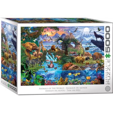 Puzzle Eurographics din 5000 Piese - Animalele lumii