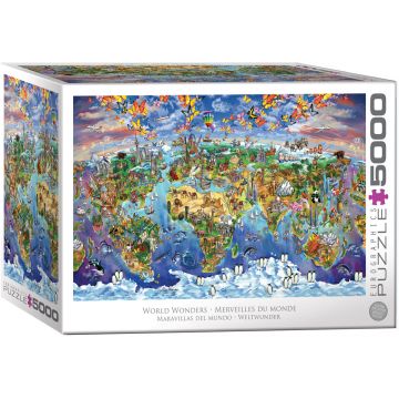 Puzzle Eurographics din 5000 Piese - Minunile lumii