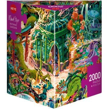 Puzzle Heye din 2000 piese - Grădină botanică