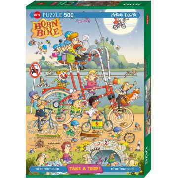 Puzzle Heye din 500 piese - Călătorește cu Marino Degano