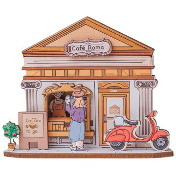 Puzzle magnetic 3D Cartartem - Cafenea