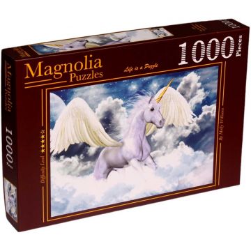Puzzle Magnolia din 1000 de piese - Pegasus în albastru