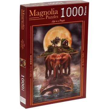 Puzzle Magnolia din 1000 de piese - Planeta Pământ