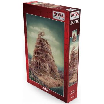Puzzle Nova puzzle din 1000 de piese - Turnul Babel