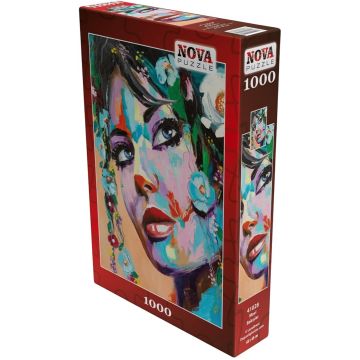 Puzzle Nova puzzle din 1000 piese - Aspect albastru